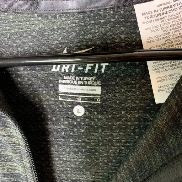 Nike Dri Fit hooded top size large - Picture 5 of 6